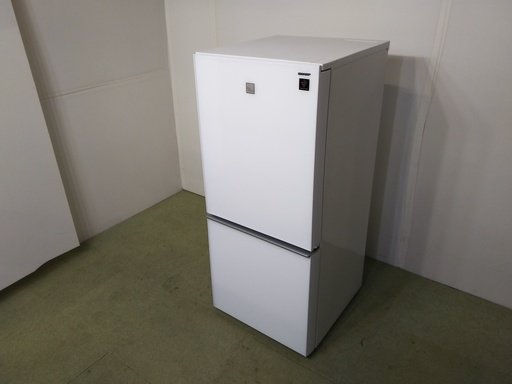 【美品】シャープ　SHARP　ノンフロン冷凍冷蔵庫　SJ-G14E4-W　2017年製