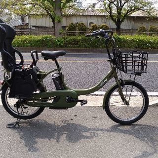 激安！ヤマハ子供乗せ電動自転車 バビーアン　ディープフォレスト　...