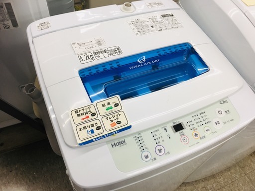 Haier 簡易乾燥機能付洗濯機　JW-K42M(W)