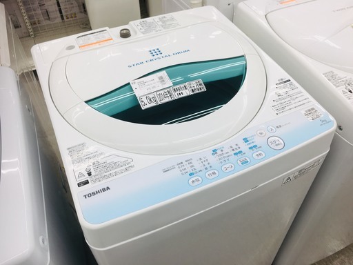 東芝　簡易乾燥機能付洗濯機　AW-BK5GM