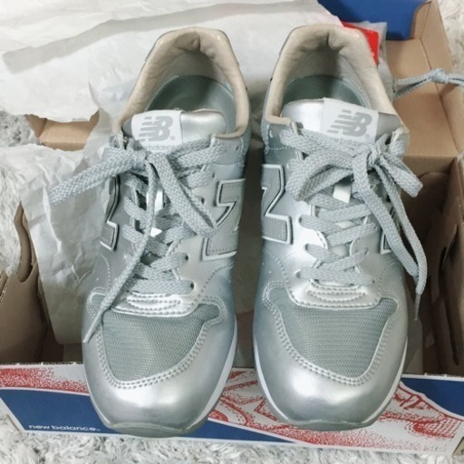 ニューバランス996MRL SILVER　23.5cm