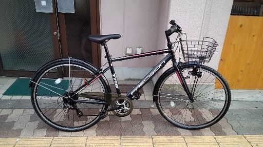 美品☆PRESISION TRG 700cクロスバイク 7speed/ブラック
