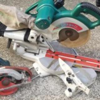 日立。レーザー付き押し切りＣ8ＦＳＨとおまけ造作丸ノコ！