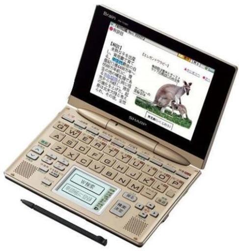 シャープ(SHARP)ワンセグ搭載電子辞書 W-TC980-N (シャンパンゴールド)