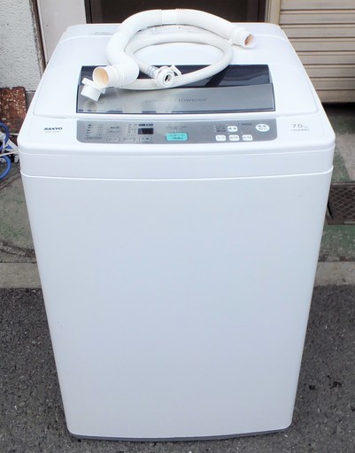 ☆三洋電機 SANYO ASW-70D 7.0kg 全自動洗濯機◆簡易乾燥機能搭載