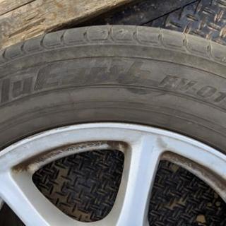 夏タイヤ 215/60R17 5穴 トヨタ純正 ホイール付 4本セット ヨコハマタイヤ ブルーアースレボ