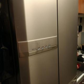 メタリックブラウン445L6ドア冷凍冷蔵庫