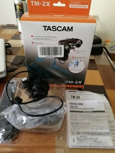中古「TASCAM XY方式ステレオマイク」TM-2X