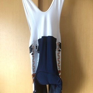 Facebook 大人の自転車部 公式ウェア PISSEI製 メンズMサイズ ジャージ&ビブショーツの上下セット