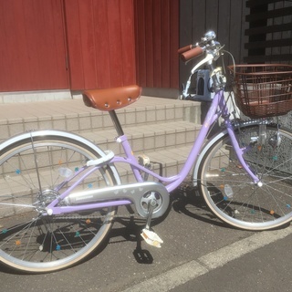 ブリジストン　BRIDGESTONE　自転車　２２　インチ　ラベンダー　子供用　札幌