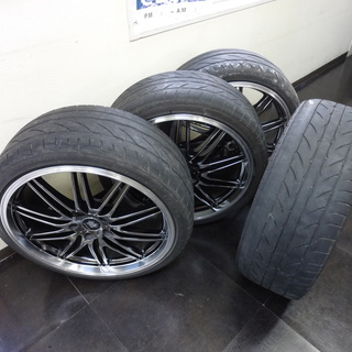 【商談中】　◇レアマイスターアルミ４本・２０インチ８．５Ｊ×４５・２４５/３５Ｒ/２０◇アルファードに装着していました◇