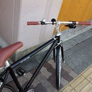 美品☆WEEKEND BIKES 700cクロスバイク アルミ/7speed/ブラック