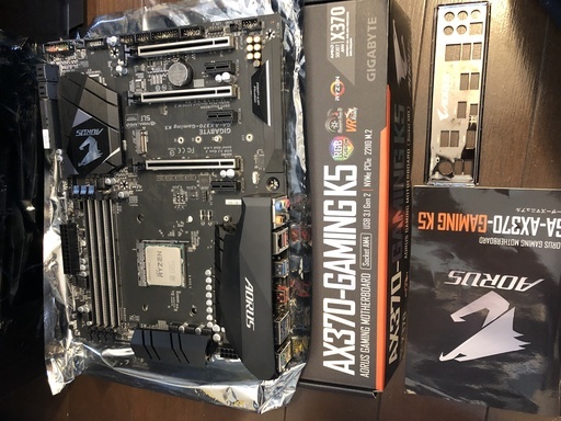 [取引確定]CPU+マザボ　【Ryzen5 1600 ＋ AORUS AX370-gamin5】