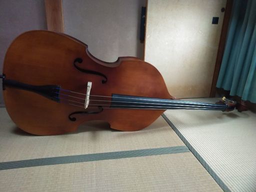 コントラバス（中古）、すぐ弾ける状態で売ります！