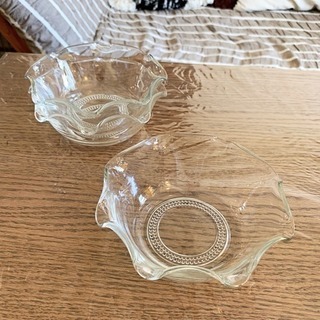 レトロなガラスの器 3個