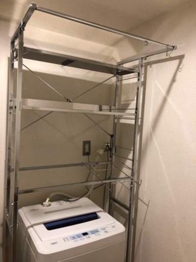 ランドリーラック ステンレス棚 日本製 阿部 茨木の収納家具 ランドリー収納 の中古あげます 譲ります ジモティーで不用品の処分