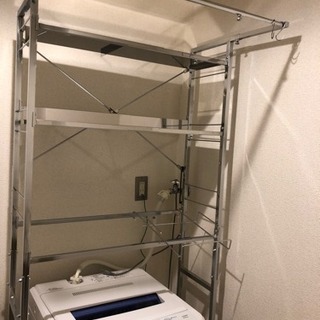 ランドリーラック ステンレス棚 日本製 阿部 茨木の収納家具 ランドリー収納 の中古あげます 譲ります ジモティーで不用品の処分