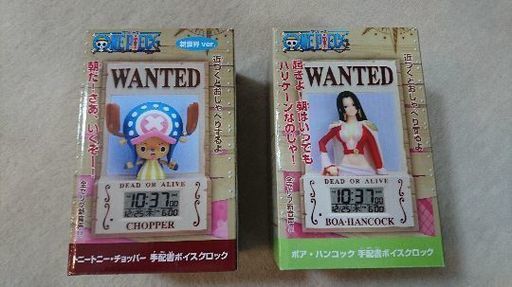 One Piece 手配書 ボイスクロック 2 Om 南浦和の時計 目覚まし時計 の中古あげます 譲ります ジモティーで不用品の処分