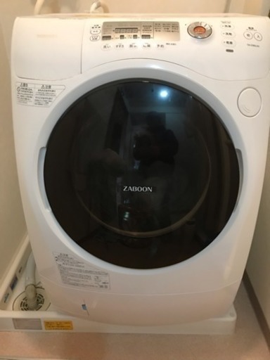 高機能ドラム式洗濯機(東芝ZABOON)美品を安くお譲りします。