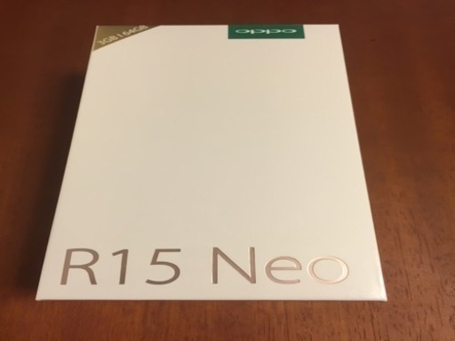 SIMフリー スマホ(OPPO R15 Neo新品 開封済)