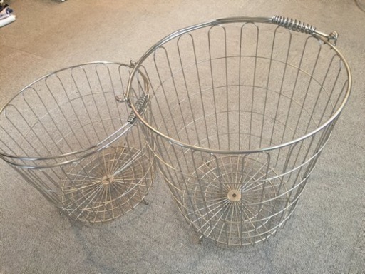 差し上げます 金属製カゴ サイズ違い2点 引き取り用 おくだ 三軒茶屋の家庭用品 その他 の中古あげます 譲ります ジモティーで不用品の処分