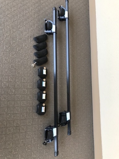 @ジムニーJB23W TERZOルーフキャリア　ルーフレール付車用 ベース　フット@