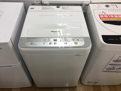 品質一番の 安心の1年保証付！2016年製Panasonicの5.0kg全自動洗濯機【トレファク　岸和田】 洗濯機