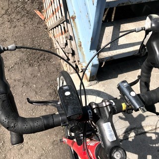 【5/18までに引取り手いなければ手放します】GIANT Defy3 Red シマノSORA 新品タイヤ・ブレーキシュー付き