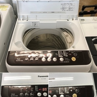 美品【 Panasonic 】パナソニック 洗濯7.0㎏ 全自動洗濯機