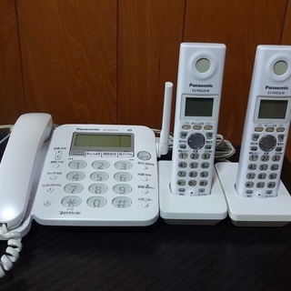 ■パナソニック デジタルコードレス電話機 子機2台付き（取引中です）