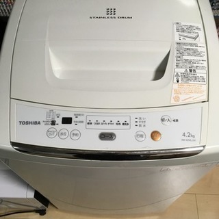 洗濯機 TOSHIBA AW-42ML(W)