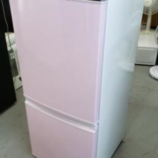 かわいいピンクの冷蔵庫♪セットでさらにお得！