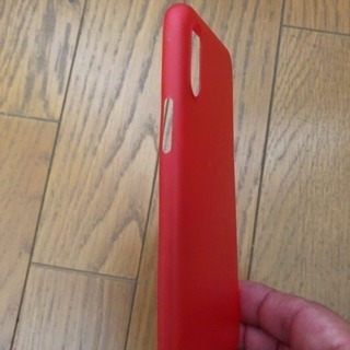 iPhone X用 カバー 超薄型 軽量 Red