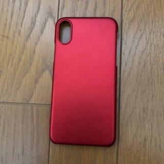 iPhone X用ケース 超薄型 Red