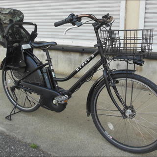 ★★　人気車種！【ブリジストン　ＨＹＢＥＥ．Ｂ】　純正チャイルドシート装備！　高容量６．６Ａｈリチウムバッテリー！　即戦力の子供乗せ電動アシスト自転車です！　お届け可能です！　★★