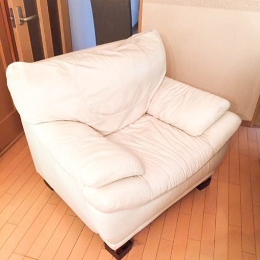 ¥120000で購入 美品 レザー 1人掛けソファー