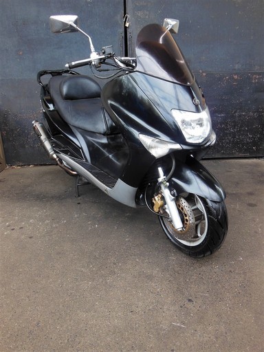 YAMAHA マジェスティ125FI カスタム ヨシムラマフラー他改 ブラック