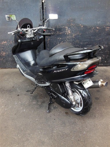 YAMAHA マジェスティ125FI カスタム ヨシムラマフラー他改 ブラック