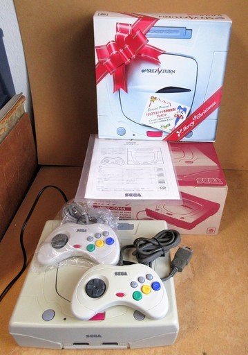☆SEGA セガ HST-3220 SEGA SATURN セガサターン本体セット◆青春の血を燃やしたソフトが蘇る