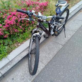 シボレー マウンテンバイク 26インチ 中古 自転車 前後サスペンション