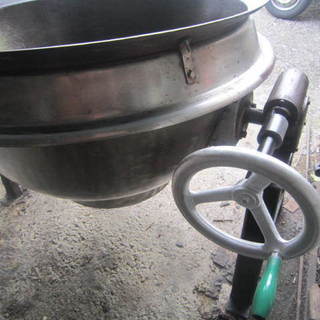 土台ハンドル付き 大型ステンレス鍋 シーメーナービー