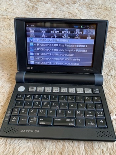 電子辞書 高機能 DAYFILER 美品☆Wi-Fi microSD使用