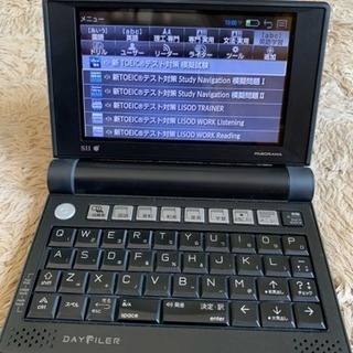 電子辞書 高機能 DAYFILER 美品☆Wi-Fi microSD使用