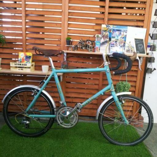 中古 ミニベロ ビアンキ レプレ チェレステ