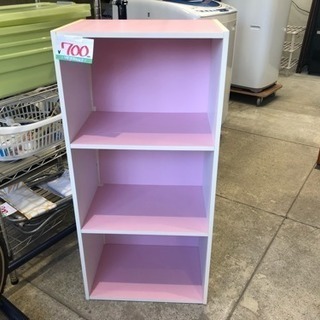 3段 カラーボックス ピンク リサイクルリボン 東北福祉大前の収納家具 カラーボックス の中古あげます 譲ります ジモティーで不用品の処分