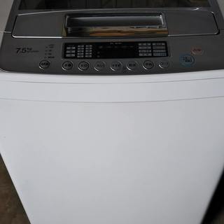 全自動洗濯機　風乾燥機能付き　７.５ｋｇ　大容量