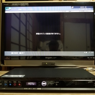☆訳ありお得品♪簡単操作・音声ナビ&500GB♪ AQUOS BD-H51