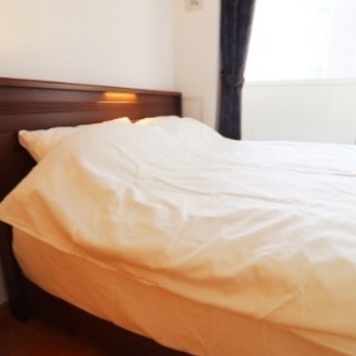 美品 ダブルベッド Sealy (シーリー社)