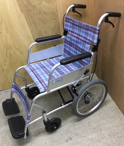 【売約済】中古 車いす 介助式 標準型 軽量タイプ  MC-43SK SP  Miki