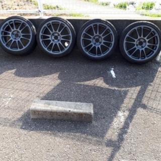 アルミホイール　FINAL SPEED GEAR-R 17×7JJ　タイヤ付
